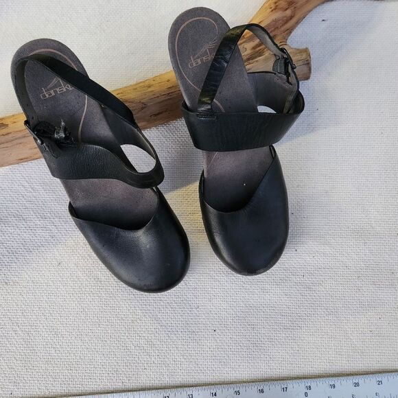 Dansko Thea black leather studded clog mary janes 42 - Picture 6 of 9